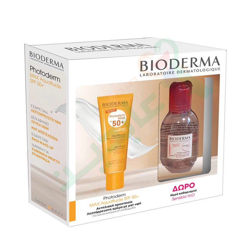 BIODERMA PHOTODERM MAX AQFLUID SPF 50+ SENIBIO H2O