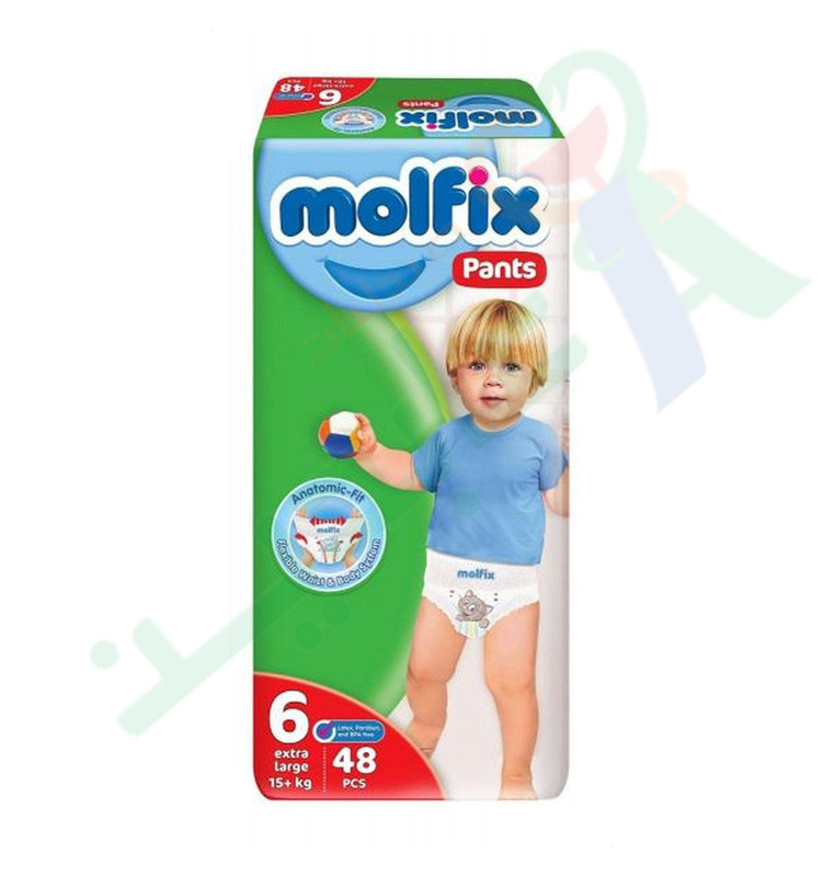 MOLFIX PANTS CULOTTES 6 EXTRA LARGE 15+KG 48pieces