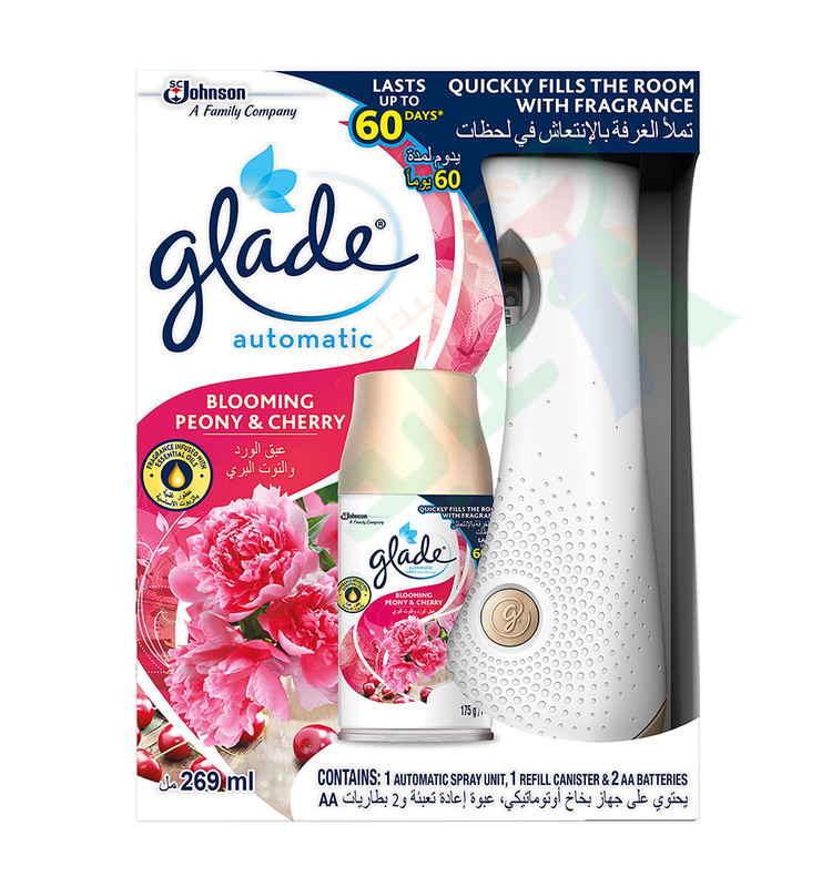 GLADE AUTOMATIC REFILL BLOOMING PEONY&CHERRY