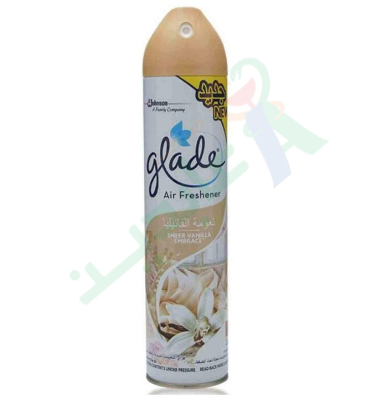 GLADE SHEER VANILIA SPARY  300ML--