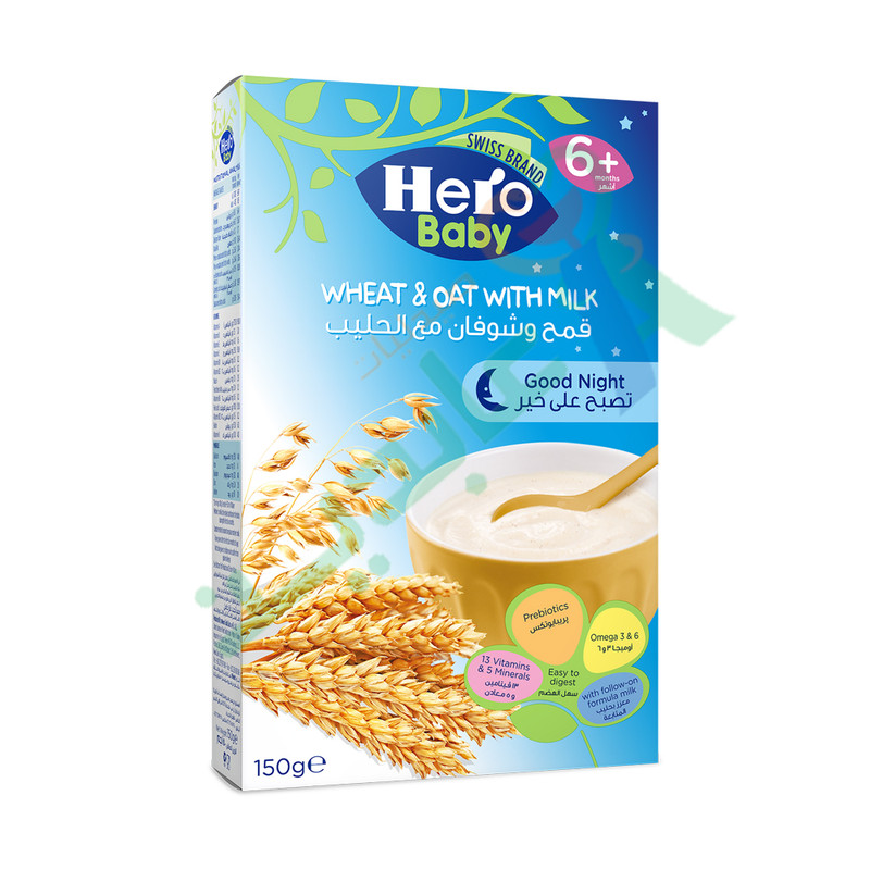 HERO GOOD NIGHT CER. WHEAT & OAT & MILK 150 GM