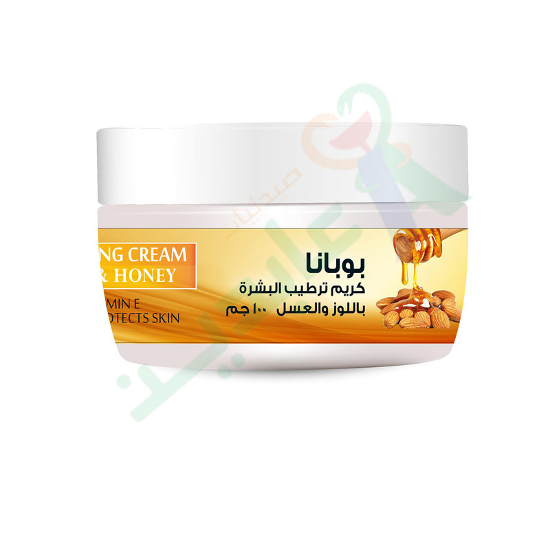 BOBANA MOISTURIZNG CREAM ALMOND&HONEY 100GM