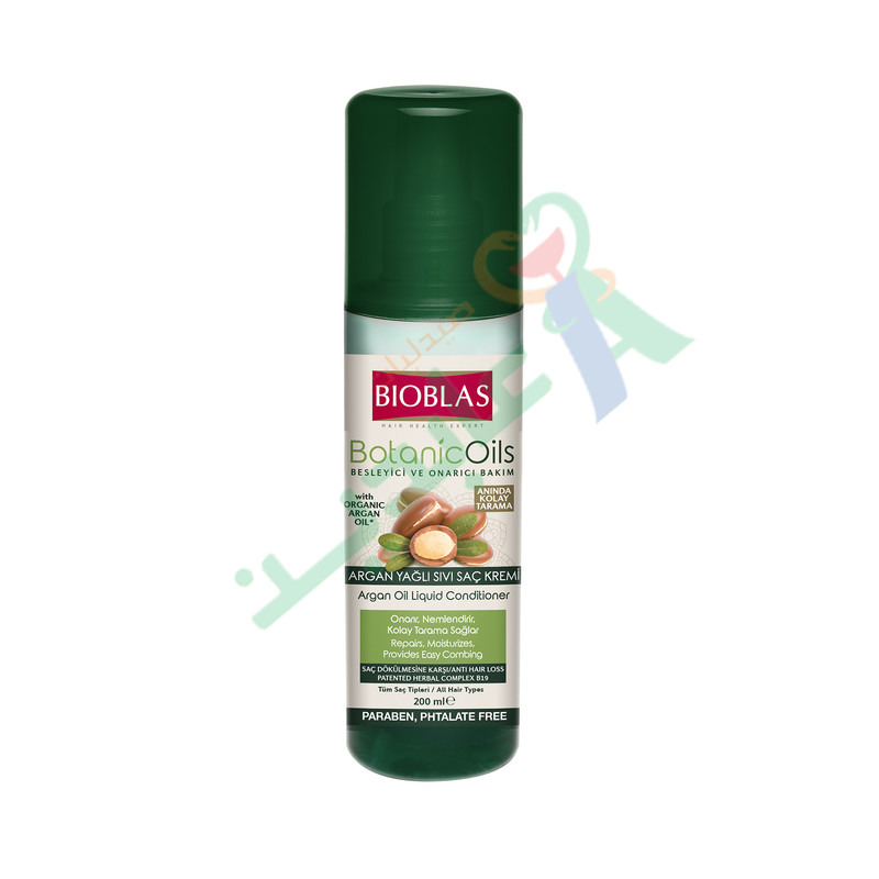 BIOBLAS BOTANIC OILS ARGAN OIL LIQUID CONDITIONER 200 ML