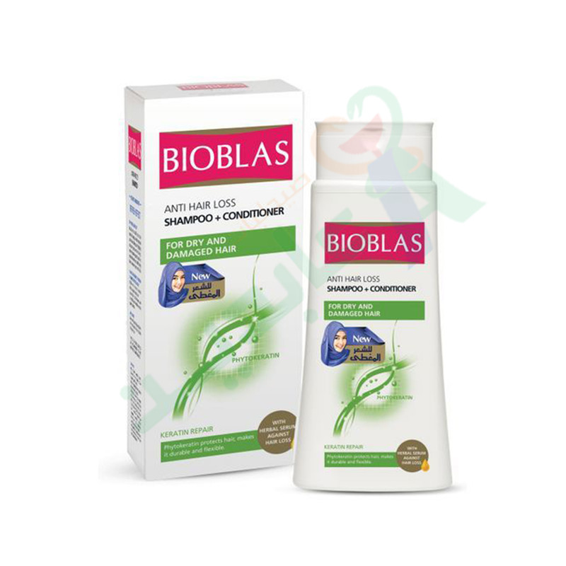 BIOBLAS SHAMPOO+CONDITIONER DRY HAIR KERATIN REPAIR 200 ML