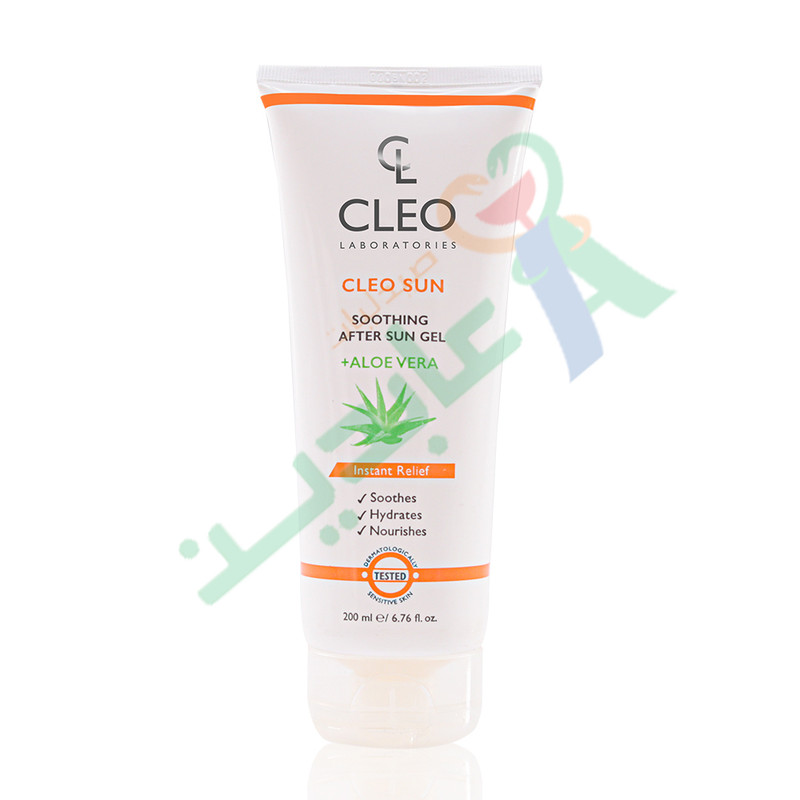 CLEO SUN AFTER SUN GEL ALOE VERA 200ML