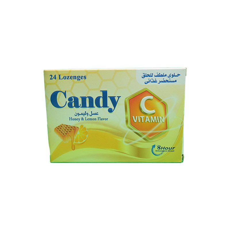 CANDY ORANGE 24 LOZENGES