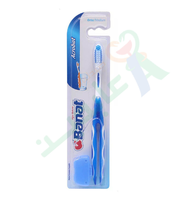 BANAT TOOTH BRUSH ACROBAT MEDIUM--