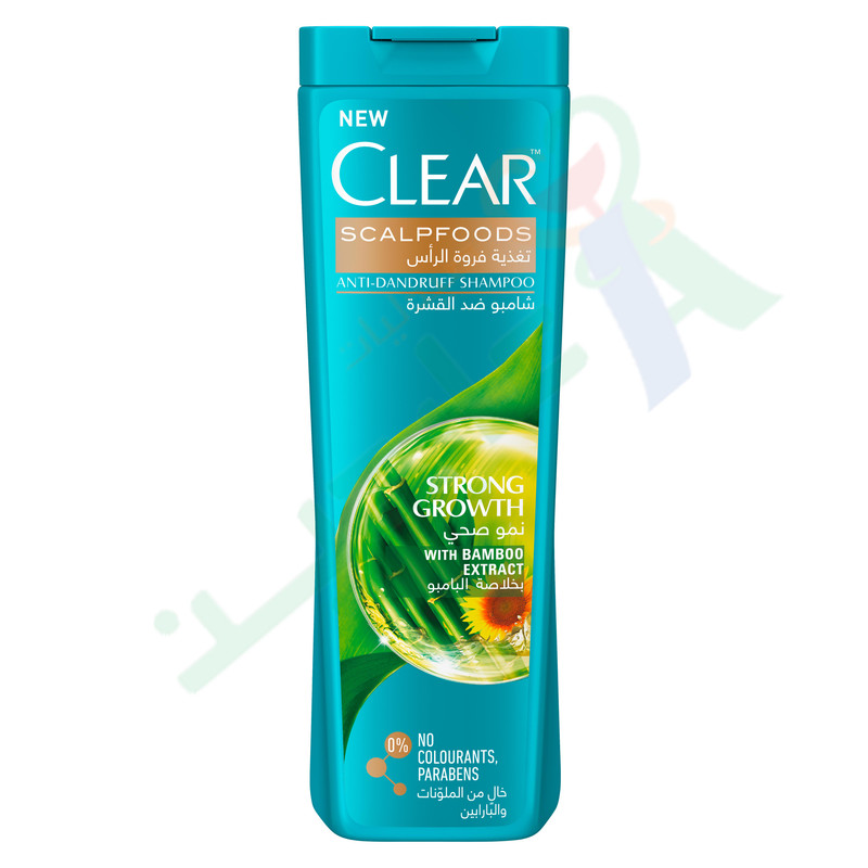 CLEAR SHAMPOO STRONG GROWTH WITH BAMBOO 180ML NEW