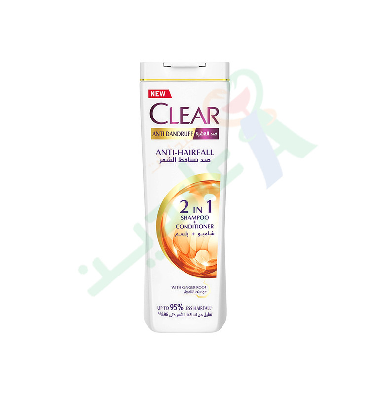 CLEAR SHAMPO+Conditioner WOMEN ANTI HAIR FALL 360ML--