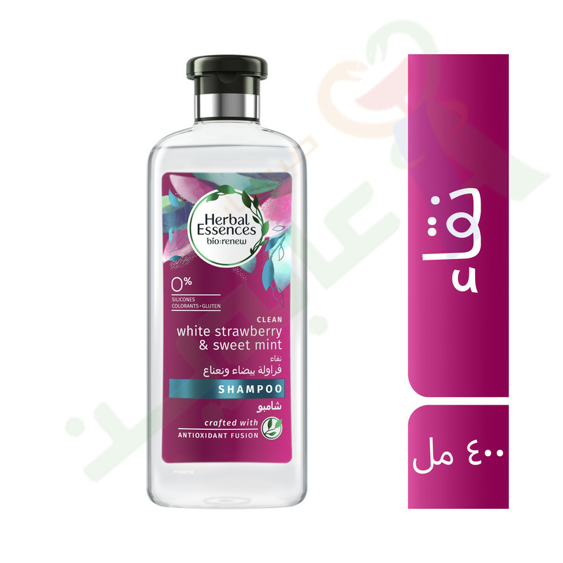 HERBAL ESSENCES 0% CLEAN STRAWBE&SWEMINT SH  400ML