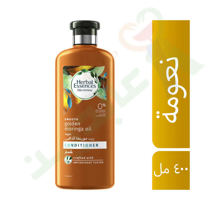 HERBAL ESSENCES 0% GOLDEN MORINGA OIL COND 400ML