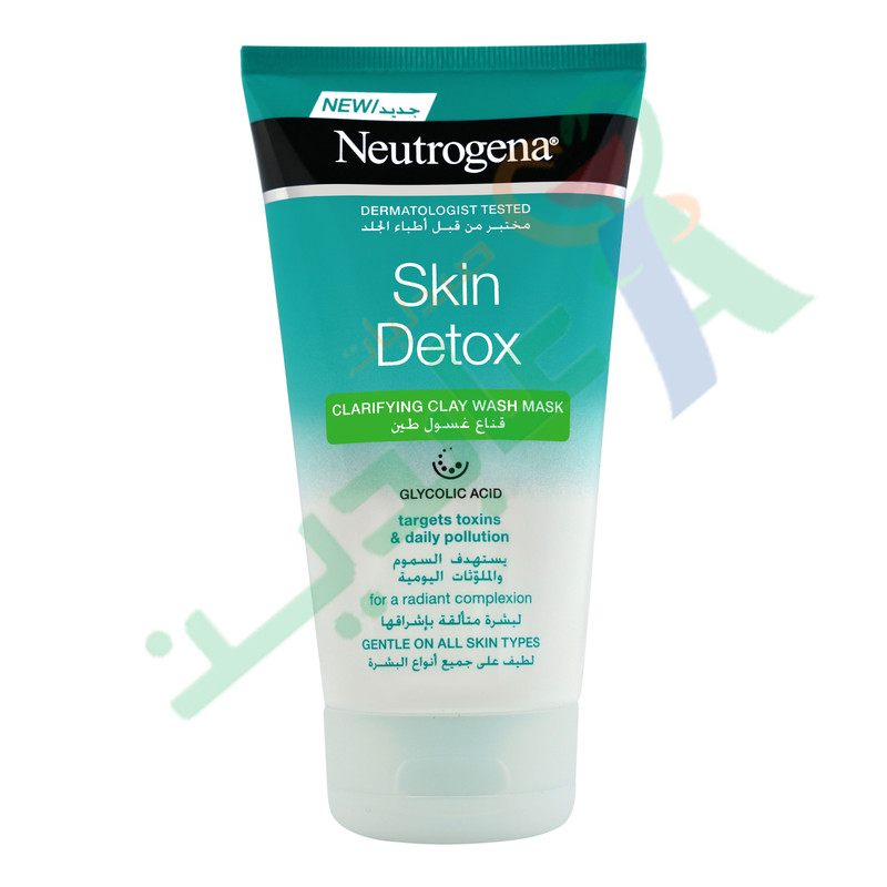NEUTROGENA SKIN DETOX CLARIFYING WASH MASK 150ML--
