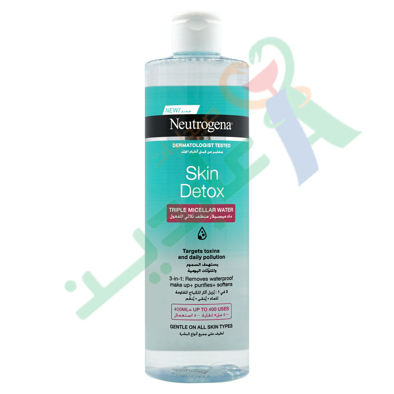 NEUTROGENA SKIN DETOX TRIPLE MICELLAR WATER 400ML