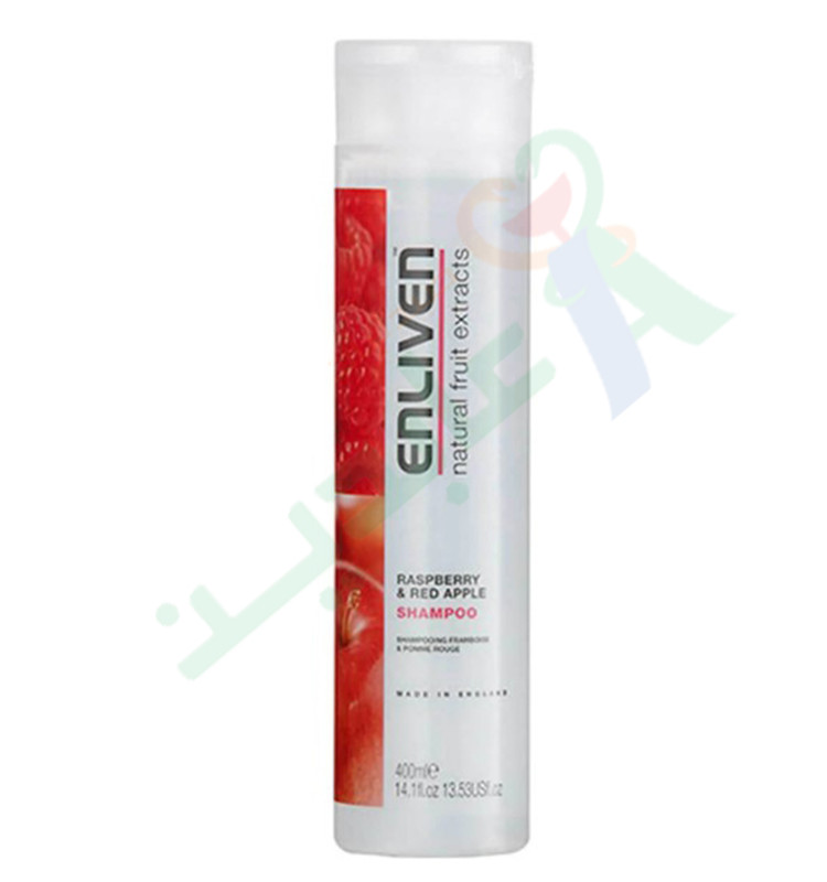 ENLIVEN SHAMPOO RASPBERRY&RED APPL 400M.L--