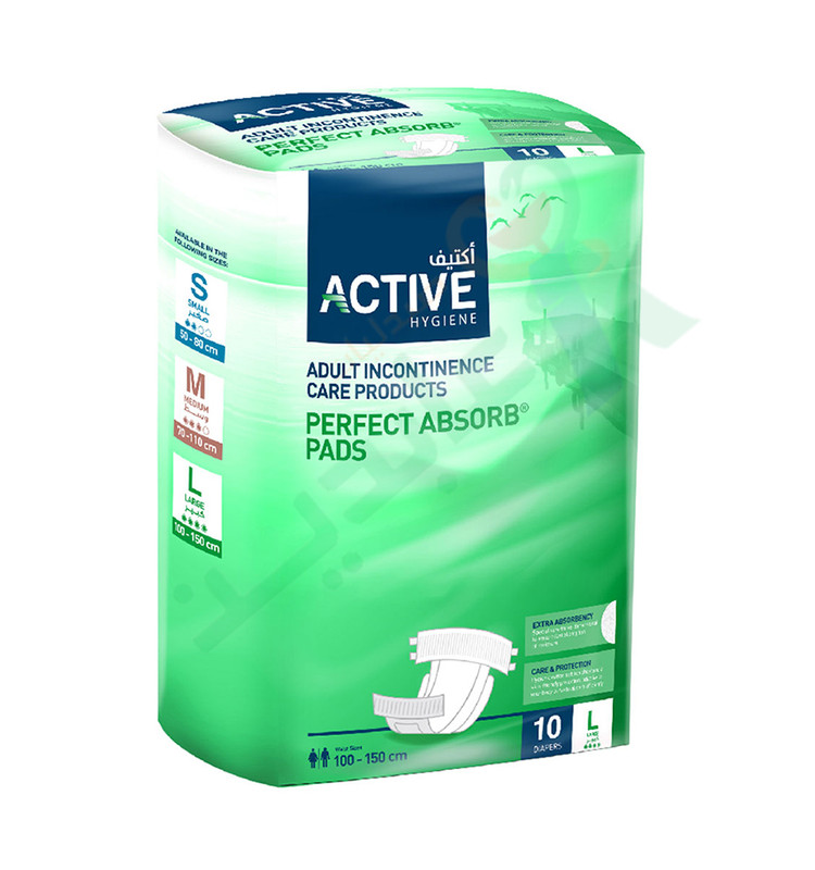ACTIVE PERFECT ABSORB (L) 10 DIAPERS