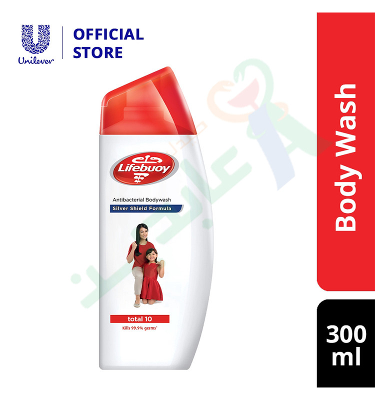 LIFEBUOY BODY WASH TOTAL 10 RED 300 ML