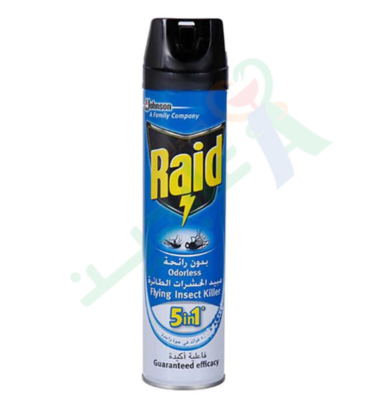 RAID FLYING INSECT KILLER ODORLESS 400ML