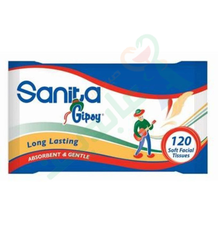 SANITA GIPOY 120 SOFT FACIAL TISSUES 1600