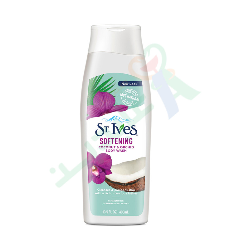ST.IVES SOFTENING COCONUT&ORCHID BODY WASH400ML