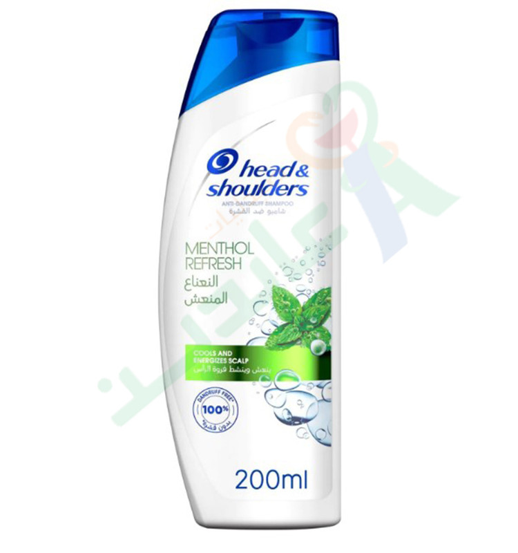 HEAD&SHOULDERS SHAMPOO MENTHOL REFRESH 200ML--