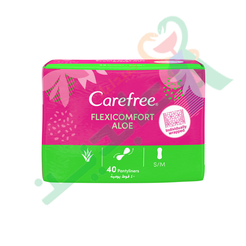 CAREFREE FLEXI COMFORT ALOE 40Piece