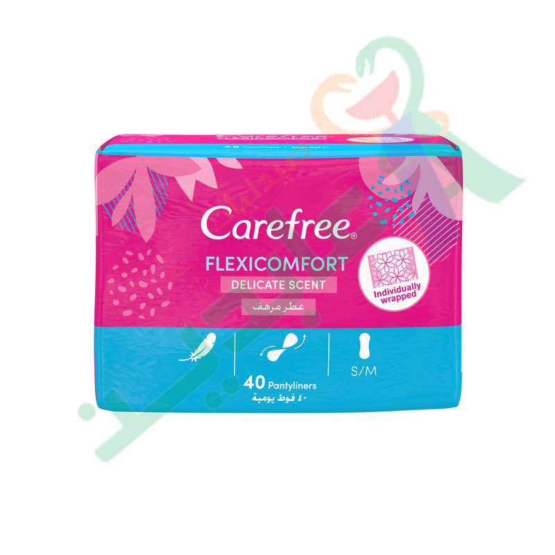 CAREFREE FLEXI COMFORT COTTON 40Piece