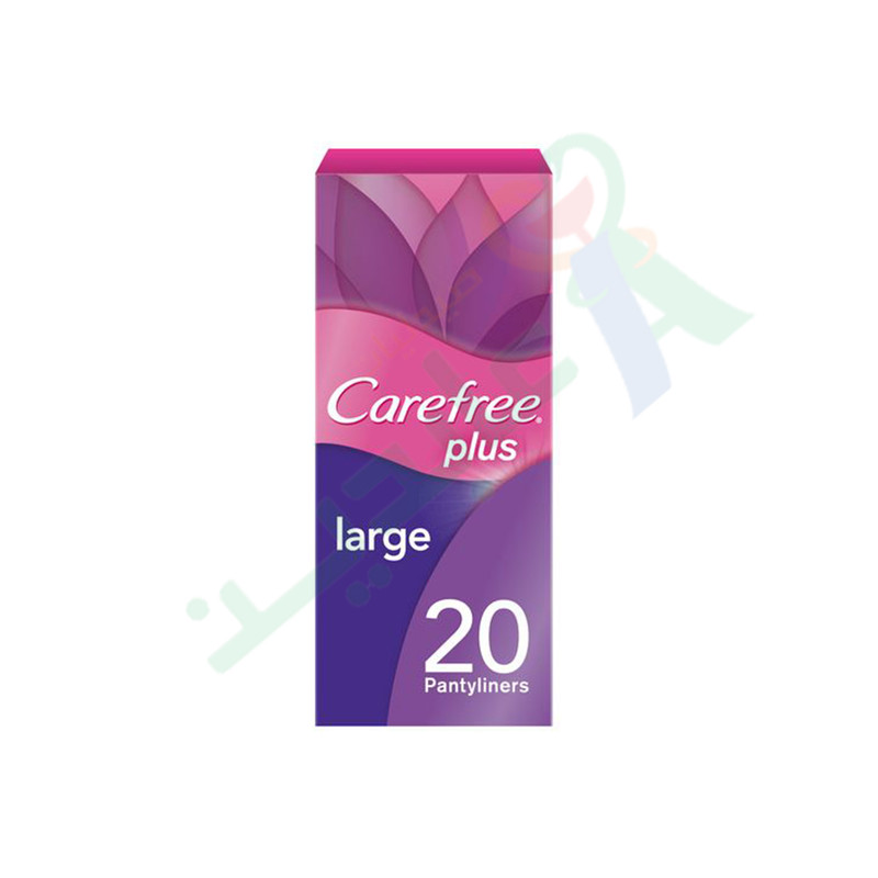 CAREFREE PLUS LARGE 20 Piece--