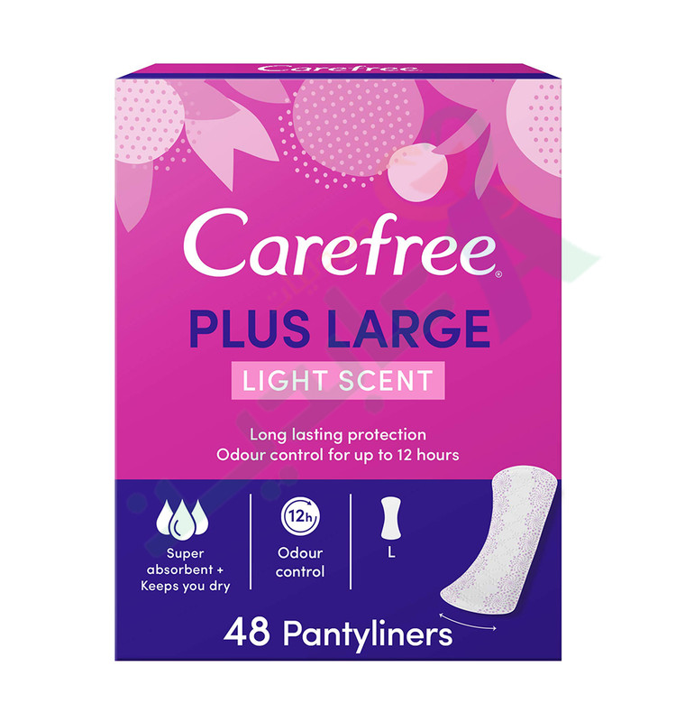 CAREFREE PLUS LARGE 48 Piece--