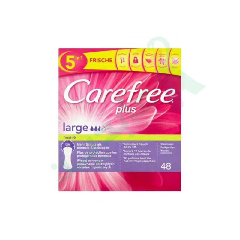 CAREFREE PLUS LARGE FRESH 48 Piece