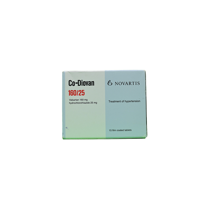 CO DIOVAN 160 / 25 MG 15 TABLET