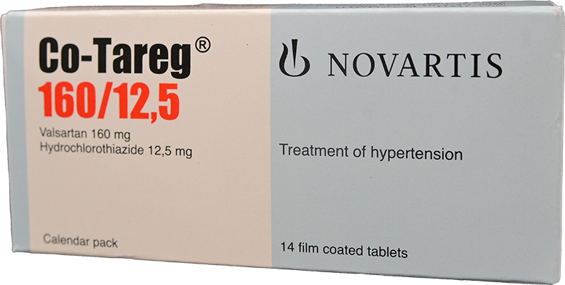 CO TAREG 160 / 12.5 MG 14 TABLET