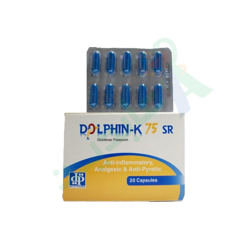 DOLPHIN - K 75 MG SR 20 CAPSULES--