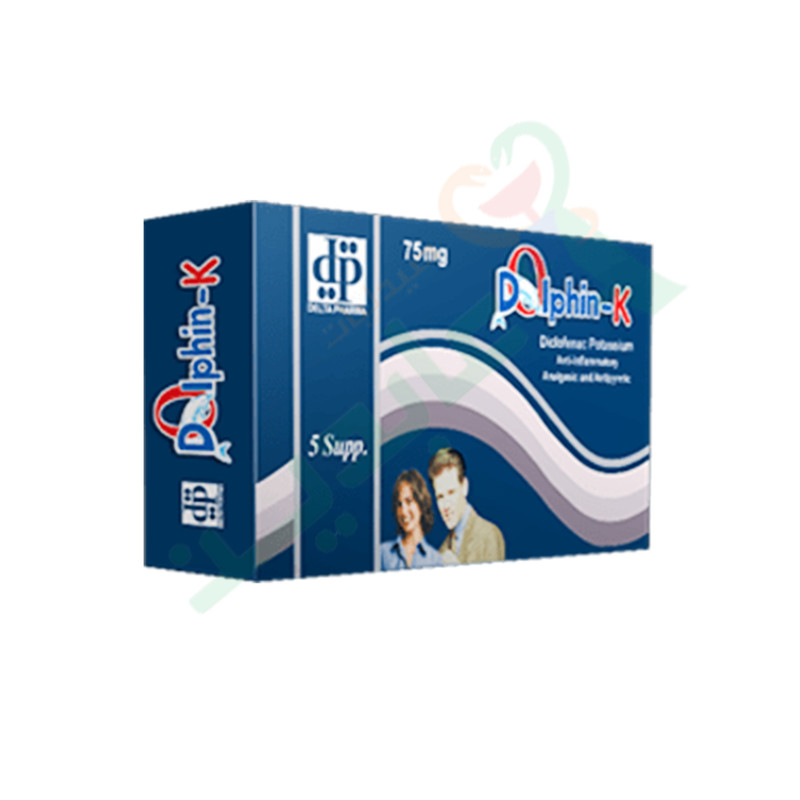 DOLPHIN K 75 MG 5 SUPPOSITORIES--
