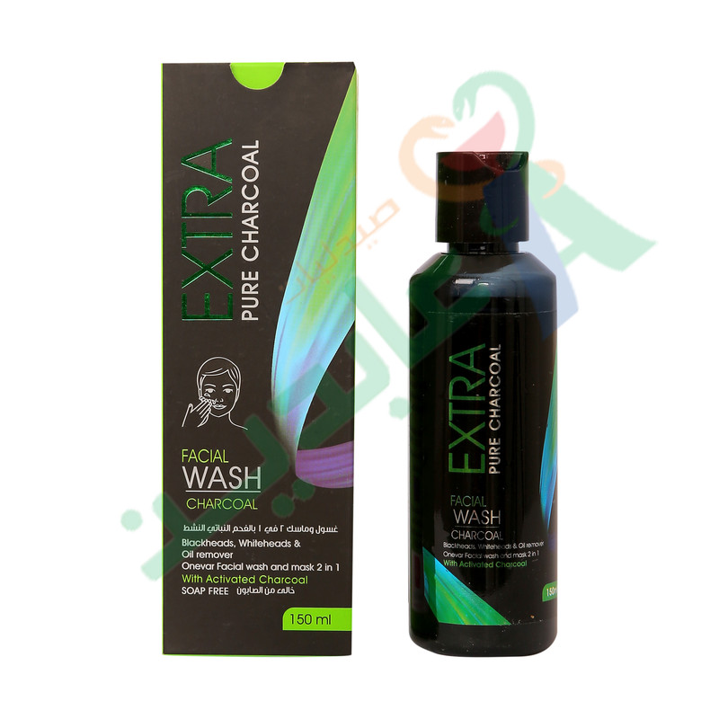 EXTRA PURE CHARCOAL FACIAL WASH 150ML