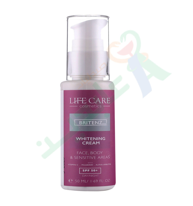 LIFE CARE BRITRNZ WHITENING CREAM SPF 50+ 50ML--