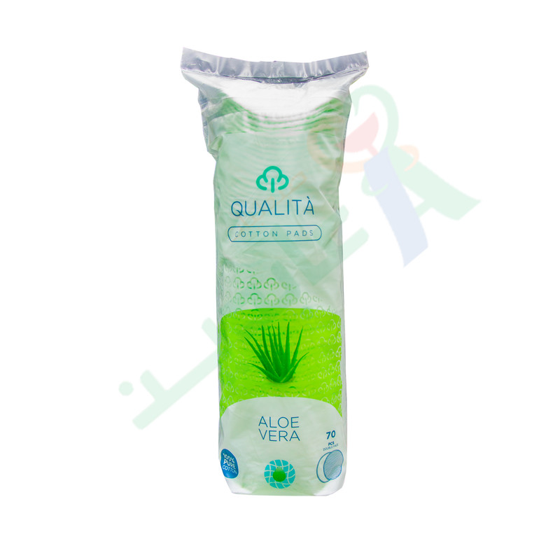 QUALITA COTTON PADS ALOE VERA 70 Piece 045--