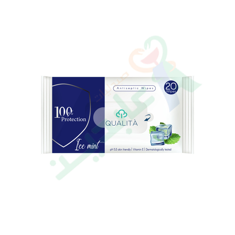 QUALITA WIPES ICE MINT 20 WIPES 199--
