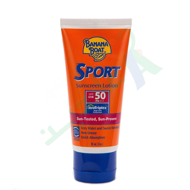 BANANA BOAT SPORT SUNSCREEN LOTION SPF50 90ML--