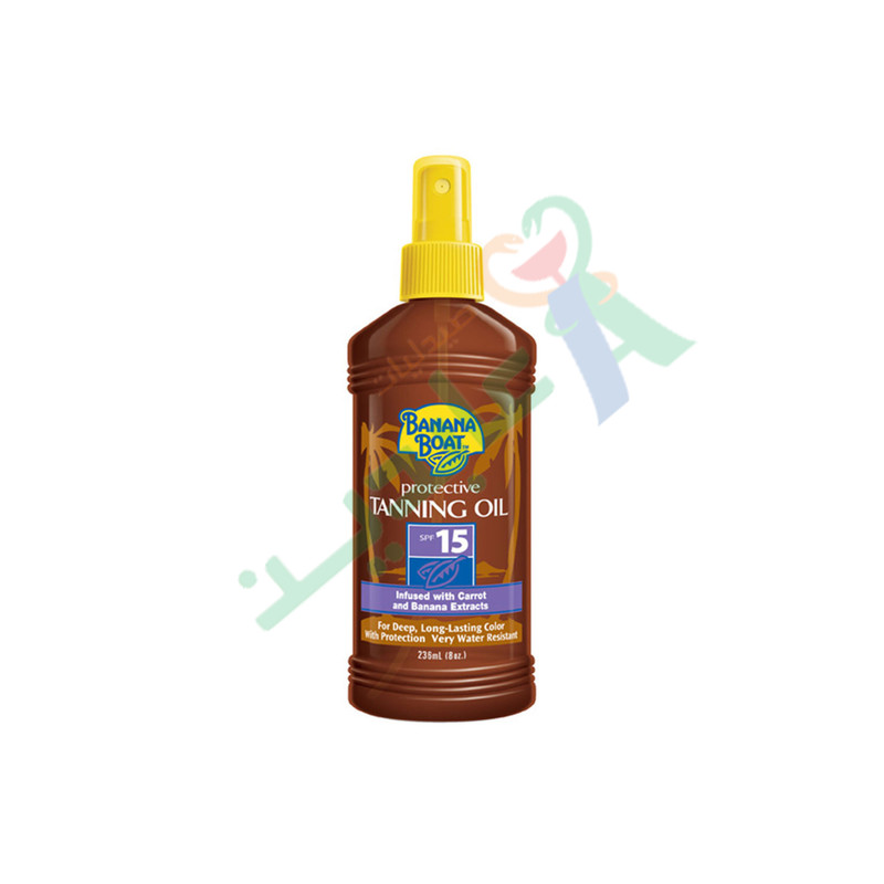 BANANA BOAT TANNING OIL SPF15 236 ML