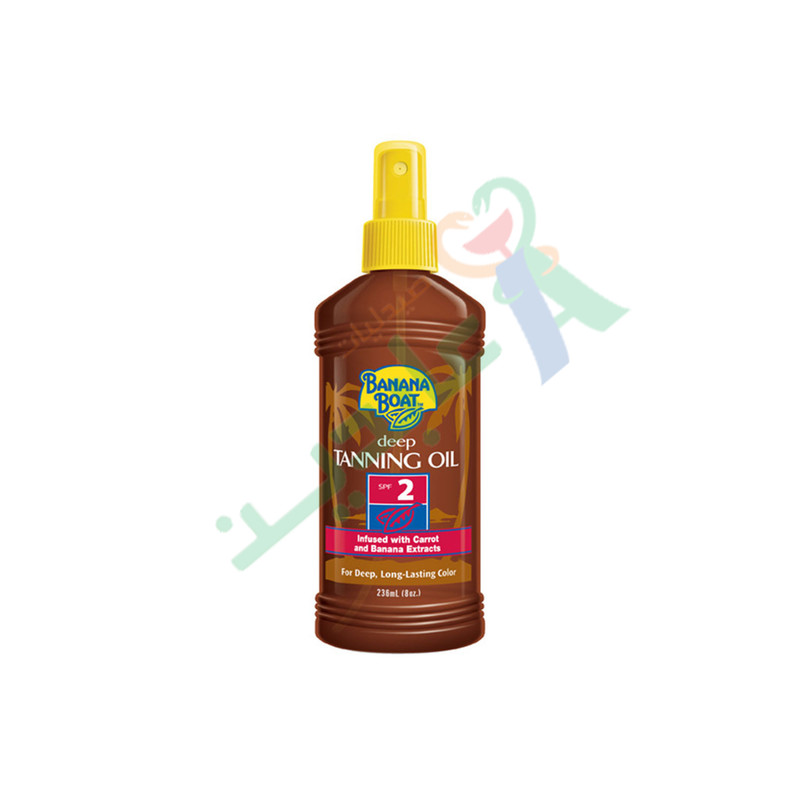 BANANA BOAT TANNING OIL SPF2 236ML