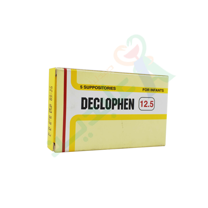 DECLOPHEN 12.5 MG 5 SUPPOSITORIES