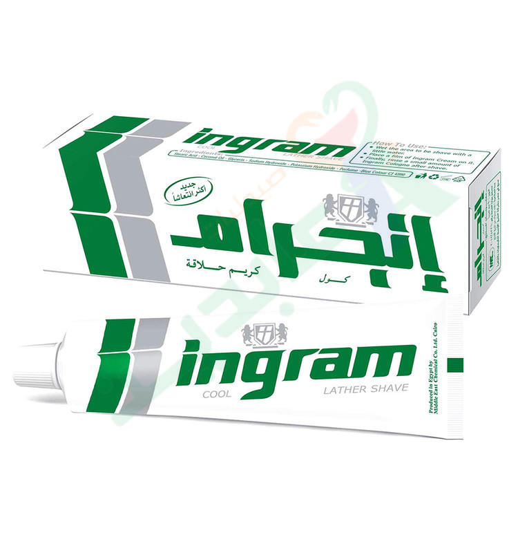 INGRAM COOL LATHER SHAVE 40 GM (GREEN )