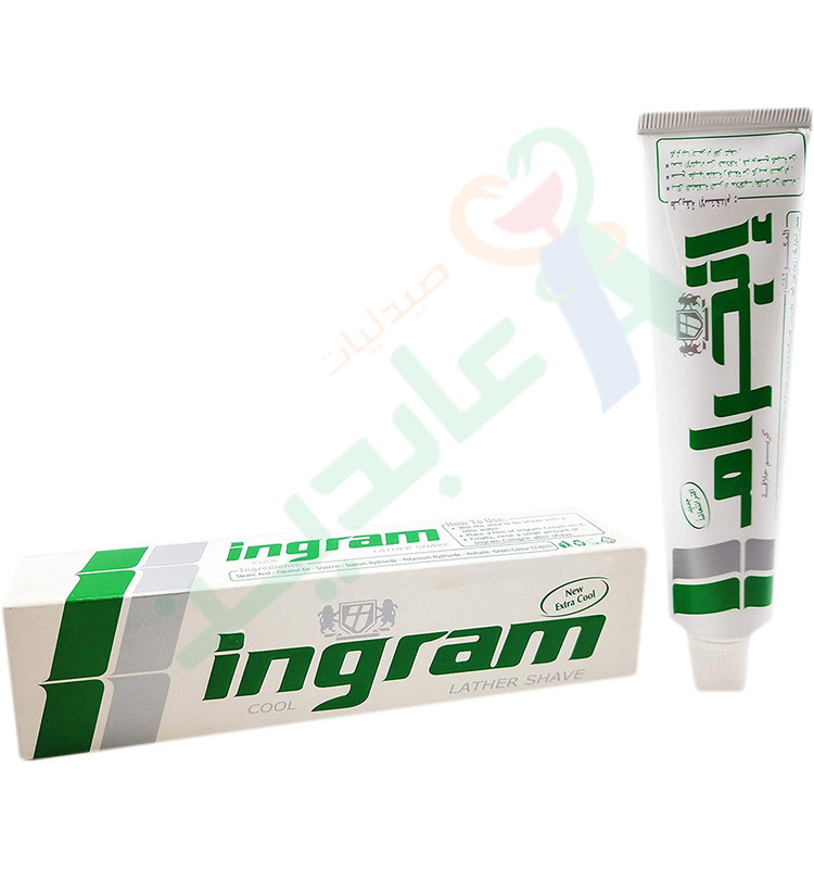 INGRAM COOL LATHER SHAVE 60 GM (GREEN)