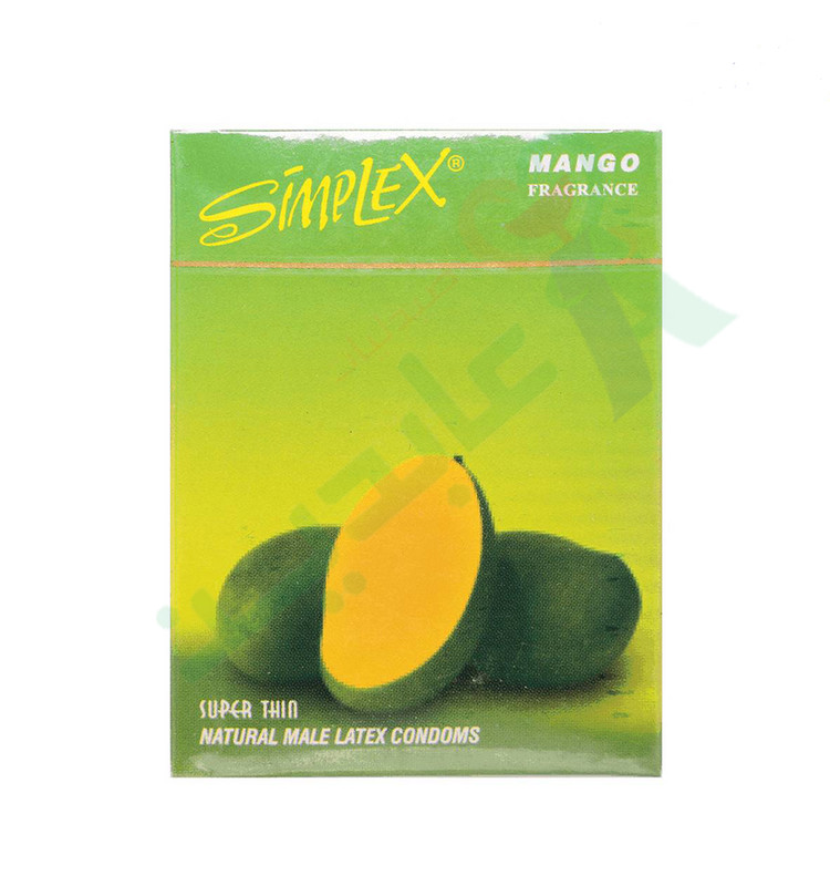 SIMPLEX CONDOM MANGO 3 Piece