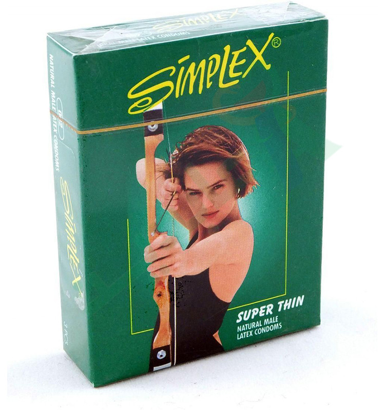 SIMPLEX CONDOM SUPER THIN 3  Piece