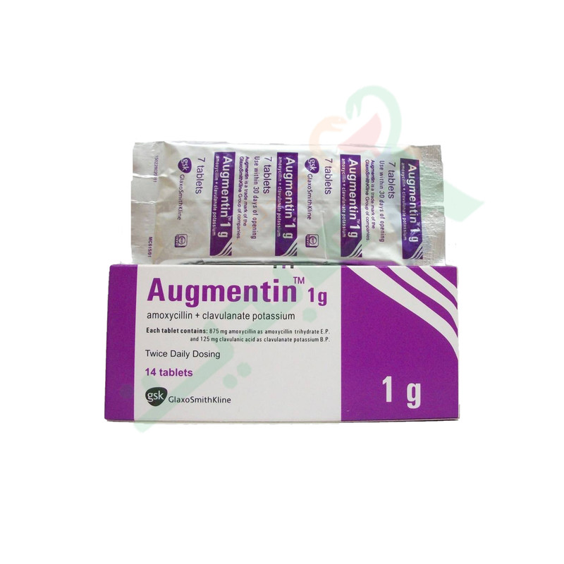 AUGMENTIN  1 GM  14 TABLET