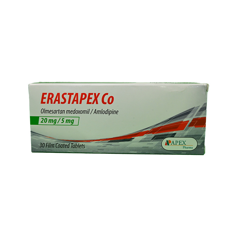ERASTAPEX CO 20 MG / 5 MG 30 TABLET