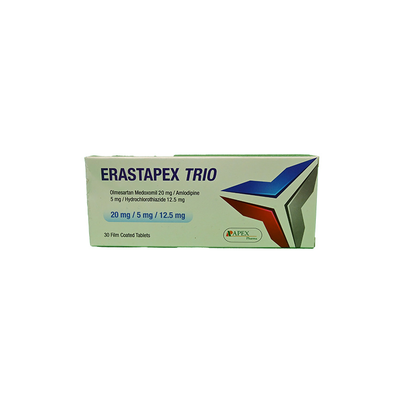 ERASTAPEX TRIO 20 MG/5 MG/12.5 MG 30 TABLET