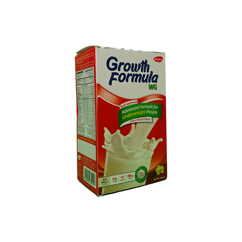 GROWTH FORMULA WG VANILA  400 MG POWDER