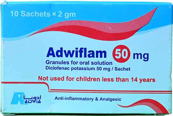 ADWIFLAM 50 MG 10 SACHET